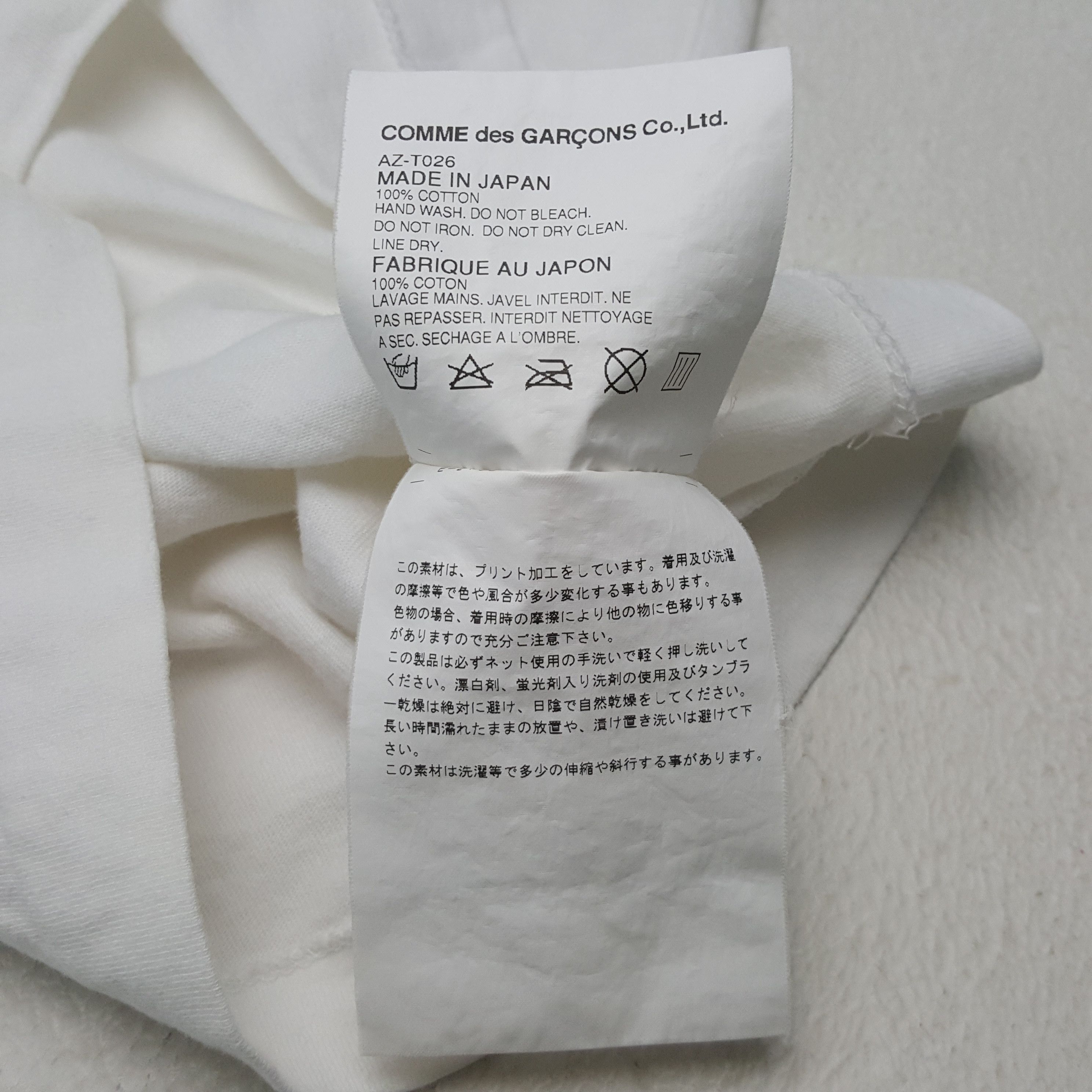 Comme des Garcons Vintage Comme Des Garçons Japanese Brand T-shirt RR15 Size US S / EU 44-46 / 1 - 9 Thumbnail