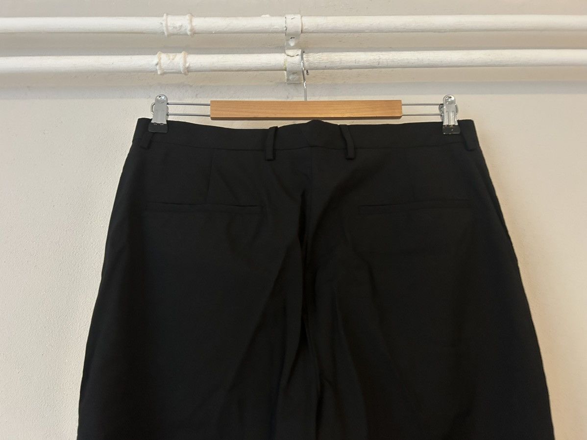 Prada Prada Black Poplin Virgin Wool Trousers Size US 34 / EU 50 - 6 Thumbnail