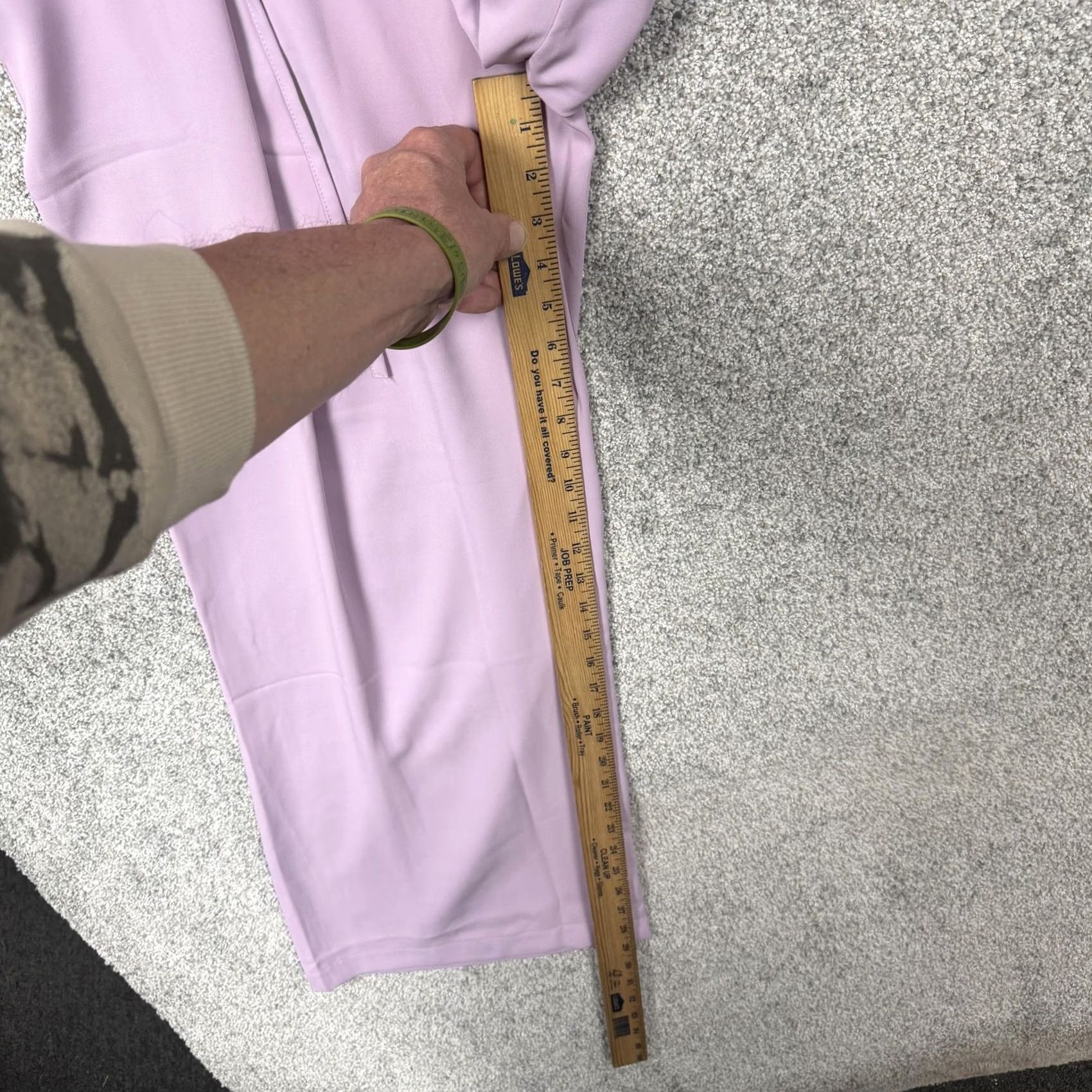 Vintage Wynne Layers Cropped Pants M 30x25 Wide-Leg Palazzo Purple Size 32" / US 10 / IT 46 - 4 Thumbnail