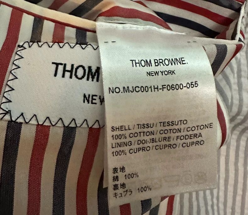 Thom Browne Thom Browne size3 Light gray puffed silk suit Size 40S - 2 Thumbnail