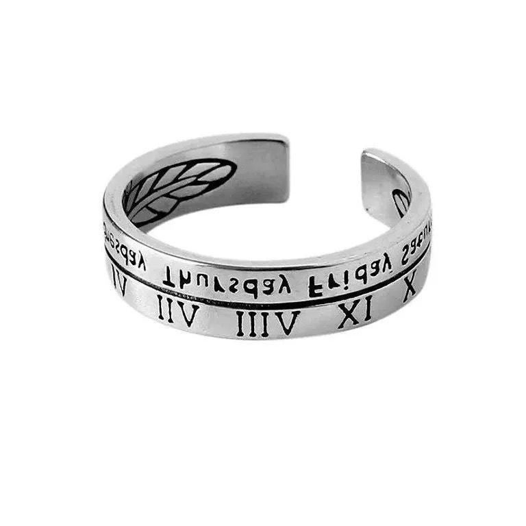 Jewelry Crazy Jewelry Rings Open Size Chrome Ring (Size 7-13) Size ONE SIZE - 5 Thumbnail