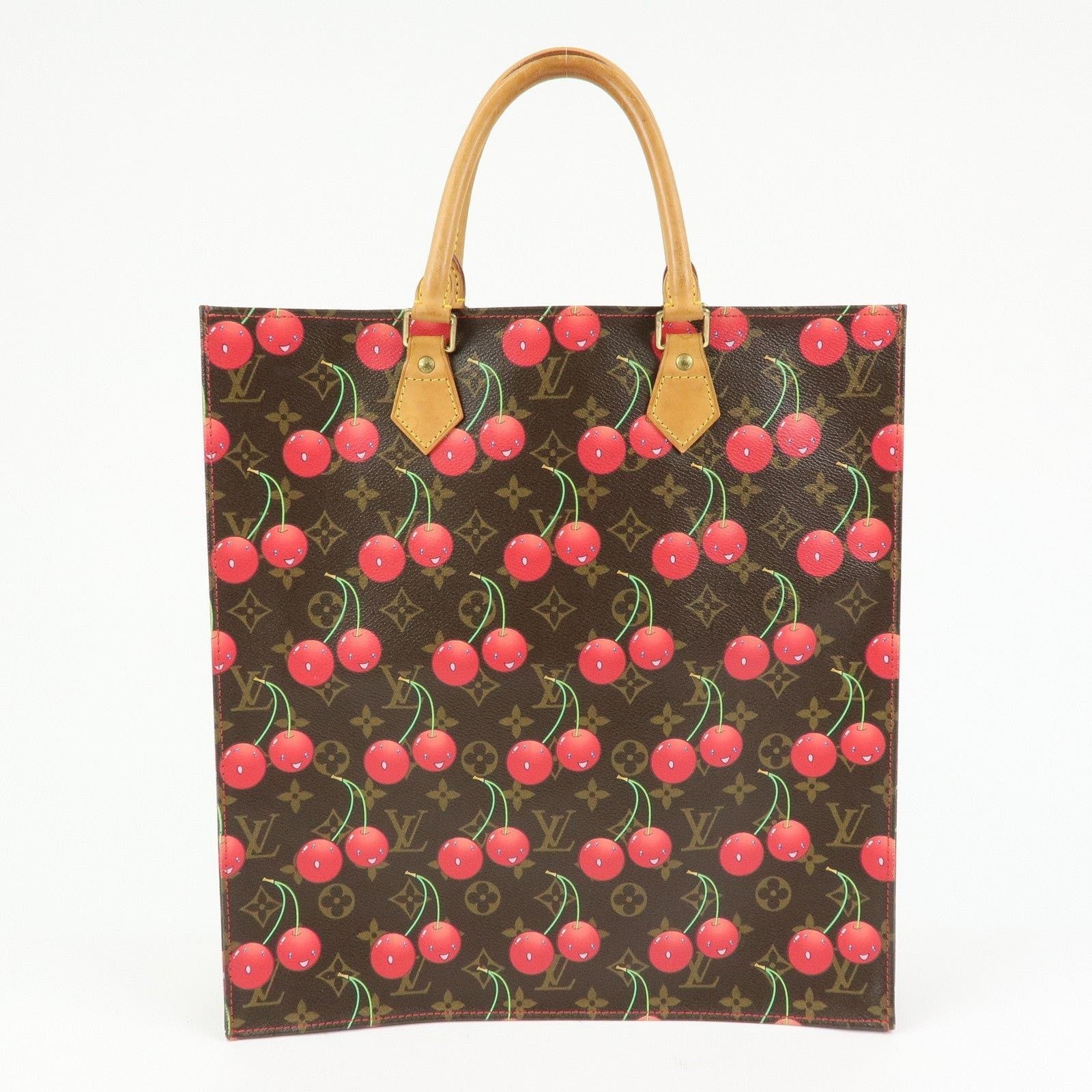Louis Vuitton Louis Vuitton Monogram Cherry Sac Plat Tote Coated Canvas Size ONE SIZE - 2 Thumbnail