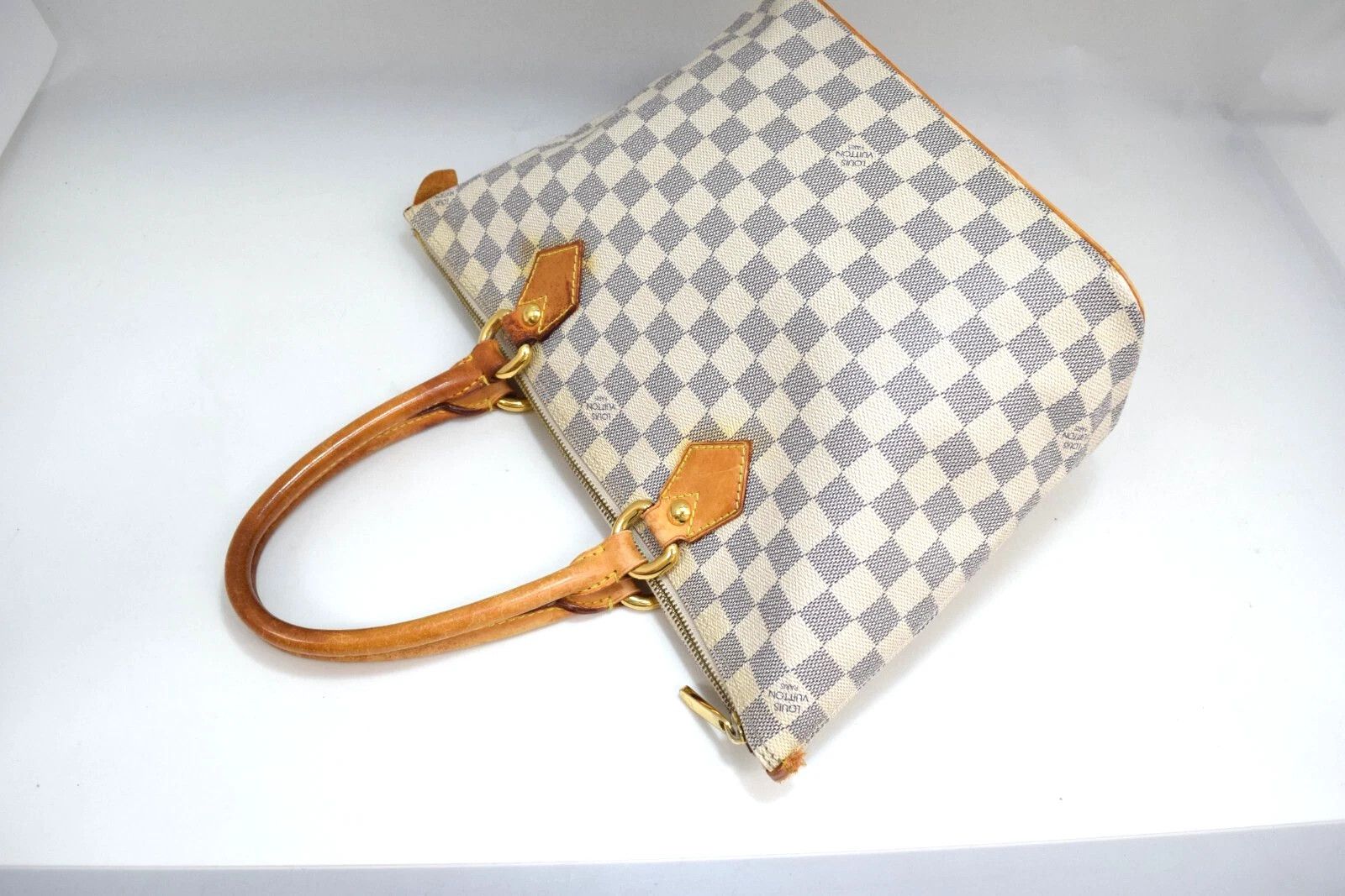 Louis Vuitton Louis Vuitton Saleya PM Damier Azur Canvas Tote Bag N51186 Size ONE SIZE - 11 Thumbnail