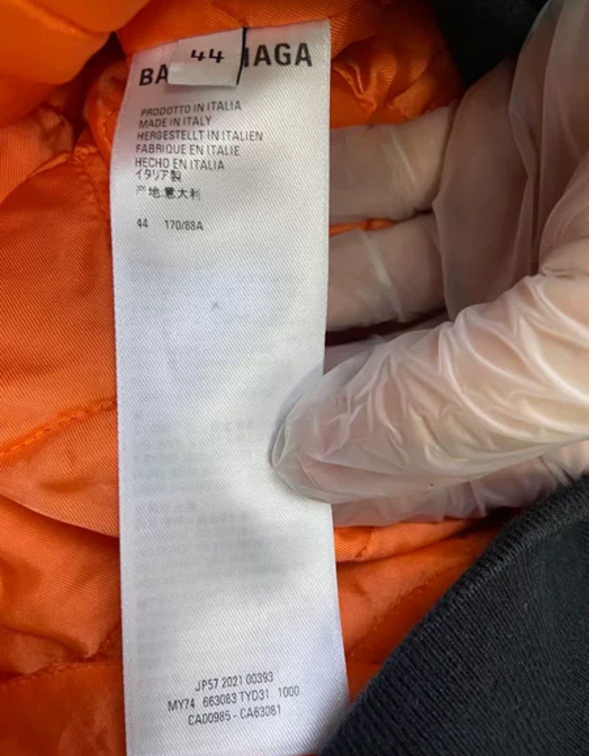 Balenciaga Balenciaga NASA cotton jacket 2410-Nextarrow Size US M / EU 48-50 / 2 - 7 Thumbnail