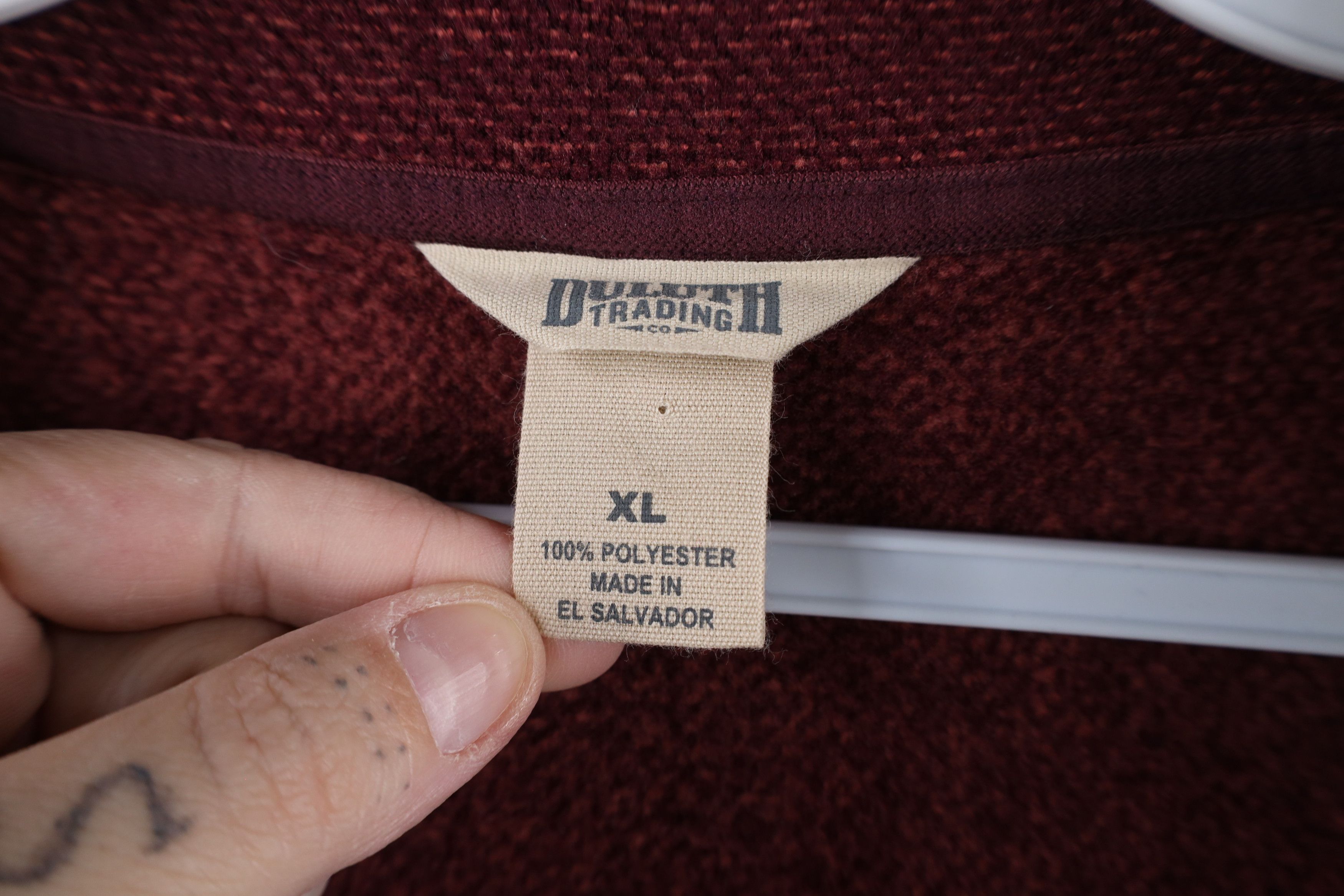 Duluth Trading Company × Vintage Duluth Trading Co Fleece Full Zip Vest Jacket Berry Red Size XL / US 12-14 / IT 48-50 - 4 Thumbnail