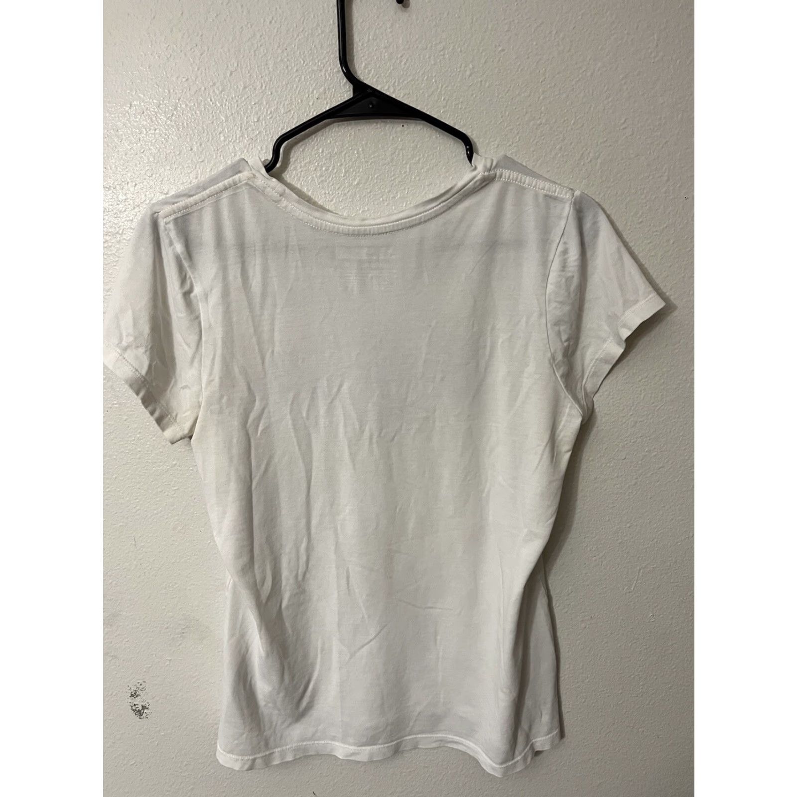 Nike Nike USA T Shirt Womens Large White America Spellout Cotton Top Short Sleeve Size L / US 10 / IT 46 - 3 Thumbnail