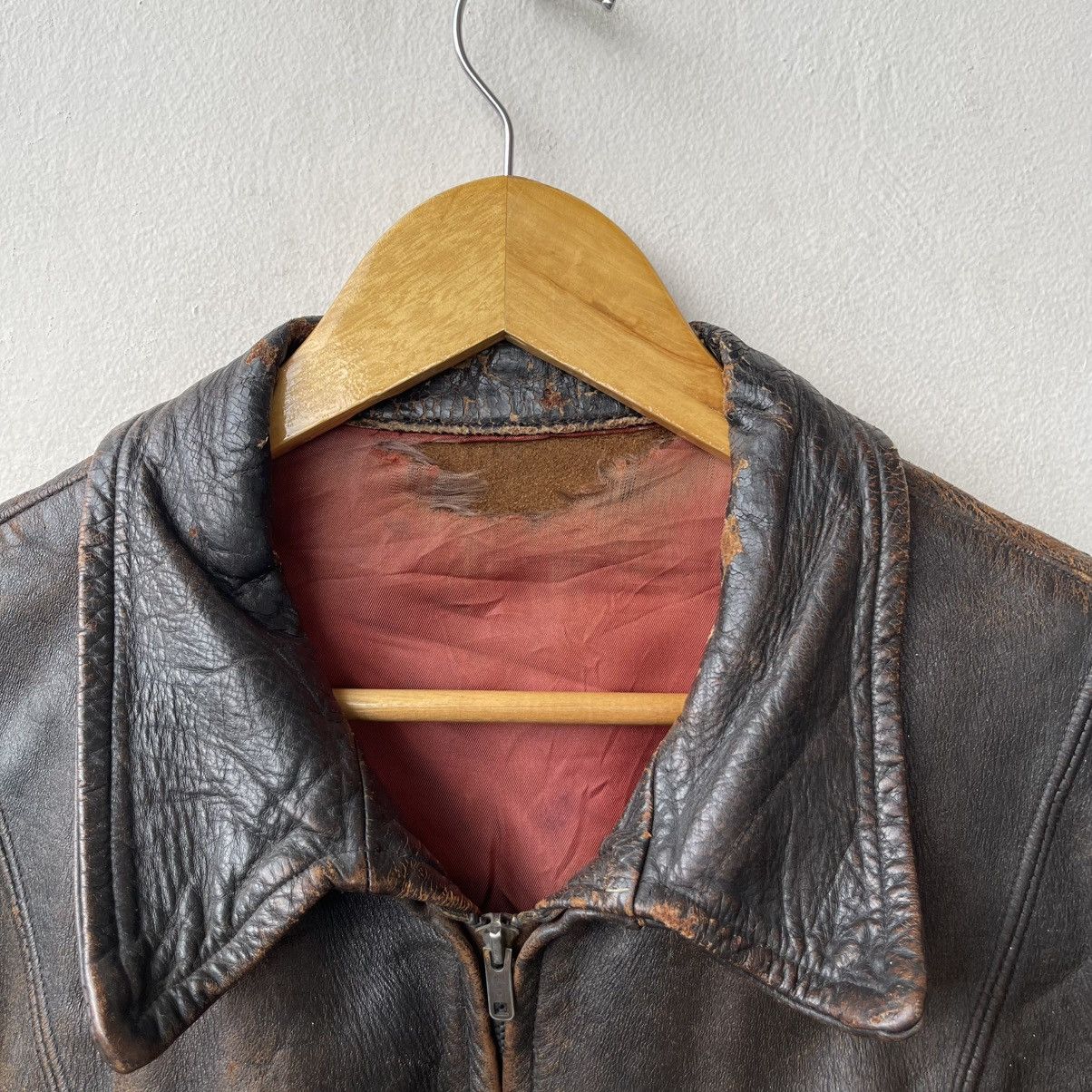 Sears True Vintage 30s Sears Hercules Horsehide Half-Belt Jacket Size US L / EU 52-54 / 3 - 6 Thumbnail