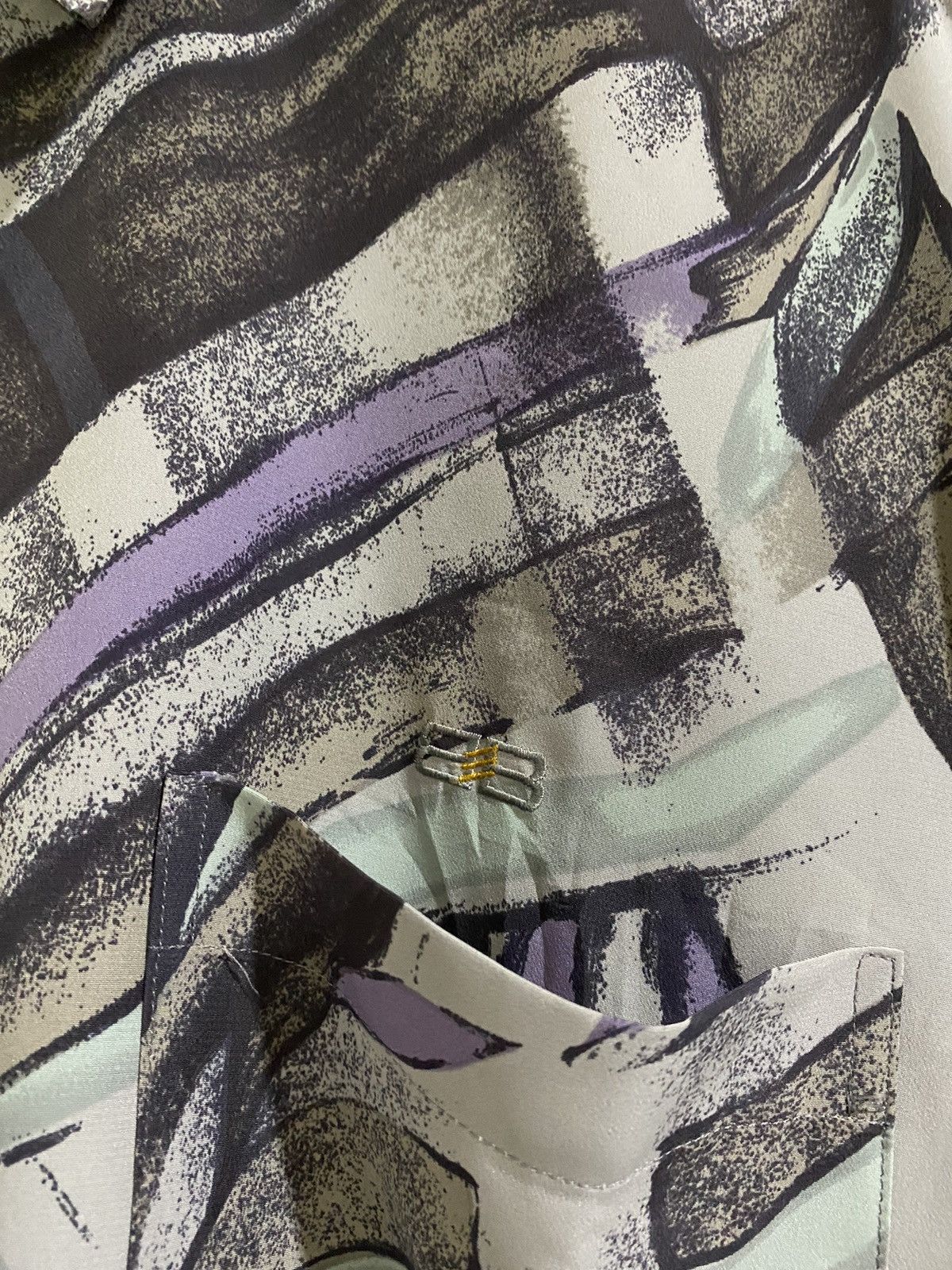 Balenciaga Vintage balenciaga BB nice design button up shirt Size US L / EU 52-54 / 3 - 6 Thumbnail