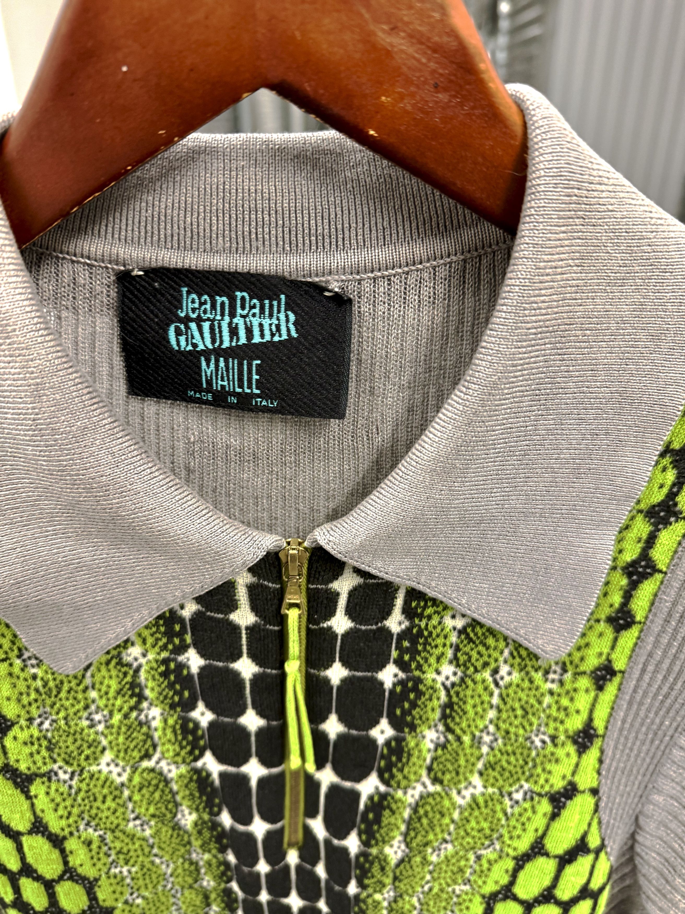 Jean Paul Gaultier Jean Paul Gaultier Cyberdot Trompe L'oeil Polo Size US M / EU 48-50 / 2 - 3 Thumbnail