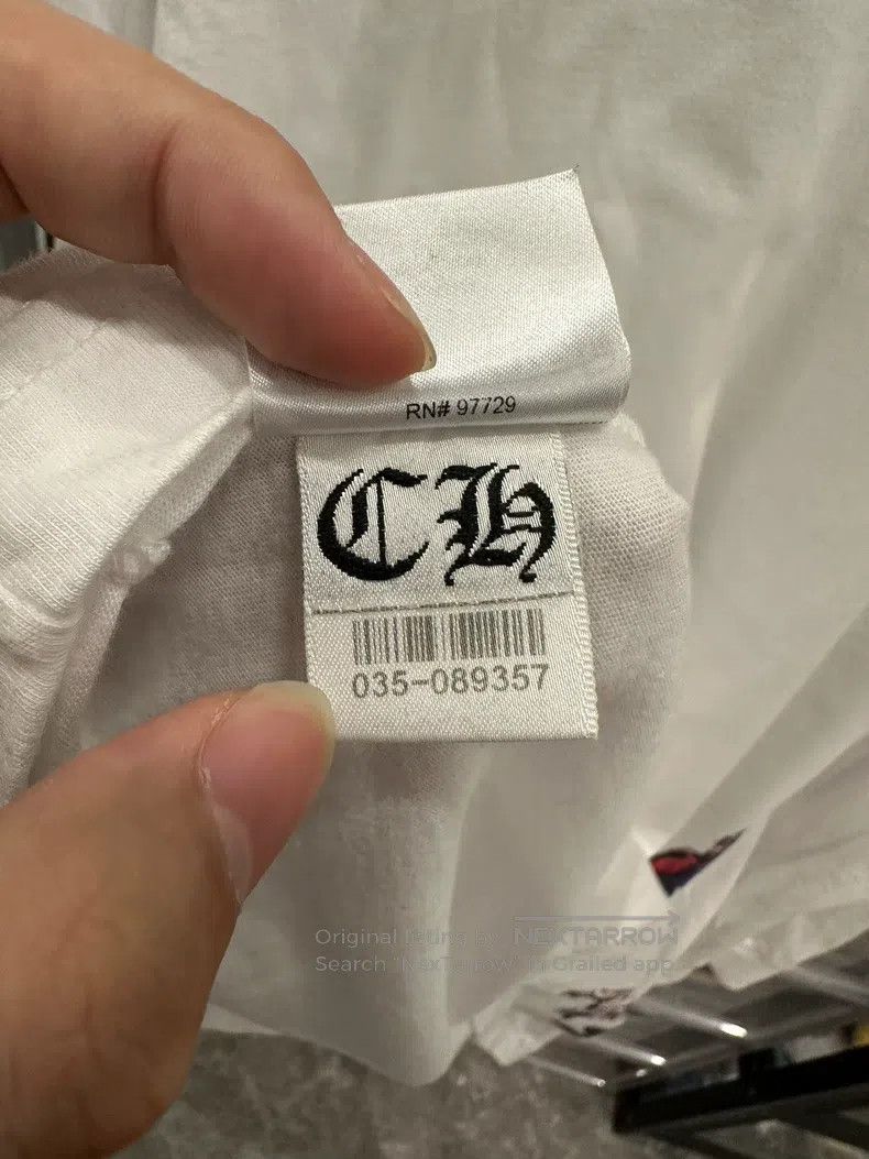 Chrome Hearts CHROME HEARTS Size XXL Foti family white long sleeves Size US XXL / EU 58 / 5 - 7 Thumbnail