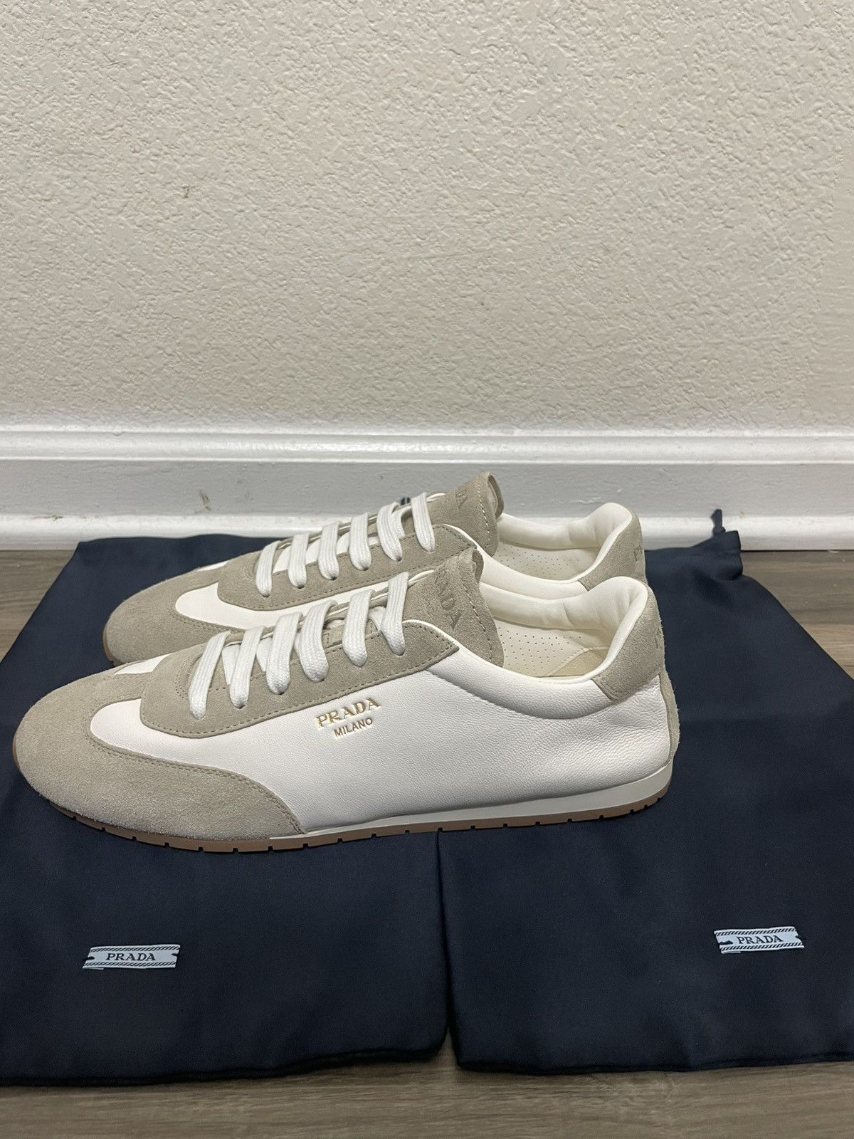 Prada Prada leather “GAT” sneakers Size US 10 / IT 40 - 2 Thumbnail