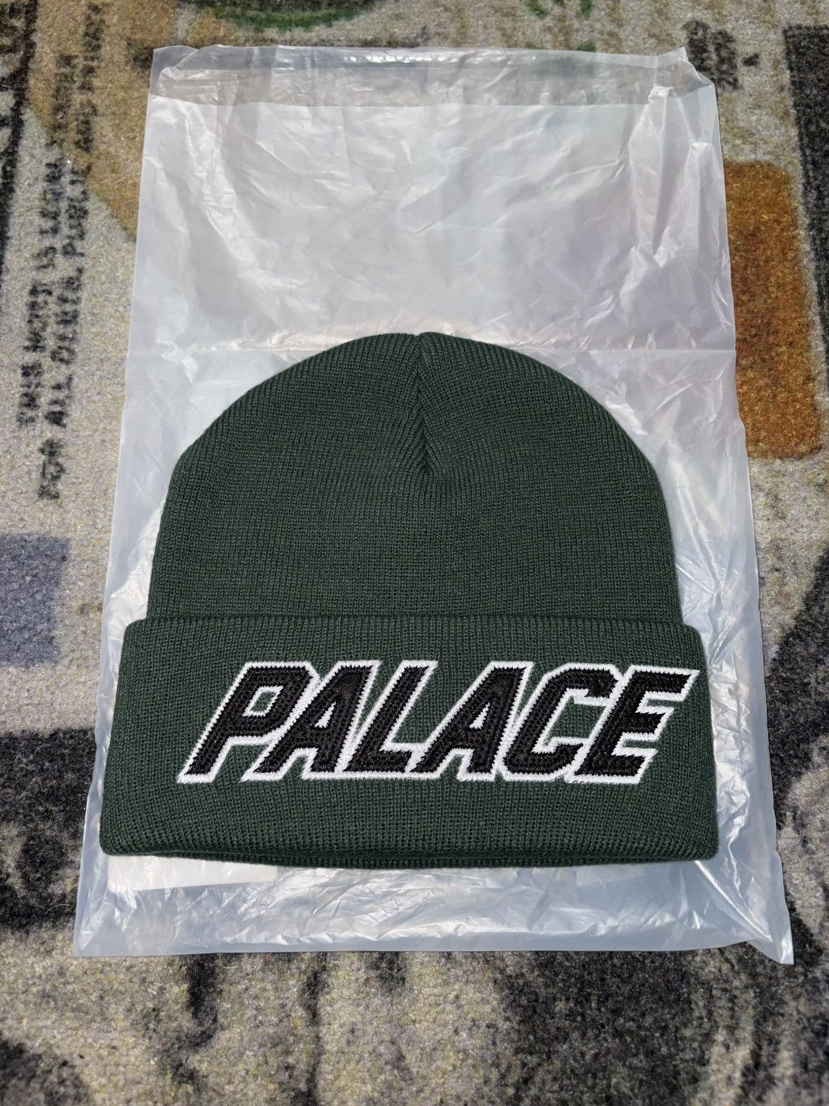 Palace Palace Athlique Team Beanie Green Size ONE SIZE - 1 Thumbnail