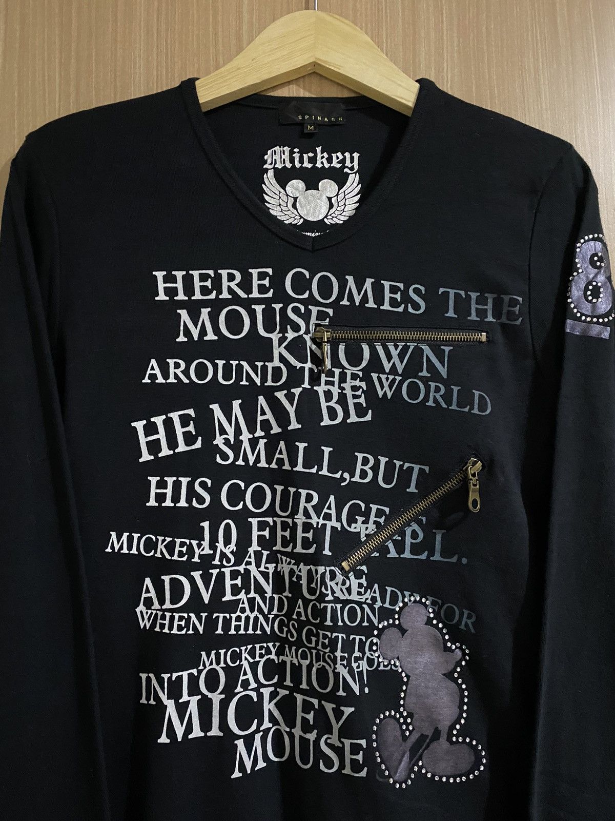 If Six Was Nine × Japanese Brand × Le Grande Bleu (L.G.B.) 2000s spinash zip poem punk long sleeve - ifsixwasnine lgb Size US M / EU 48-50 / 2 - 3 Thumbnail