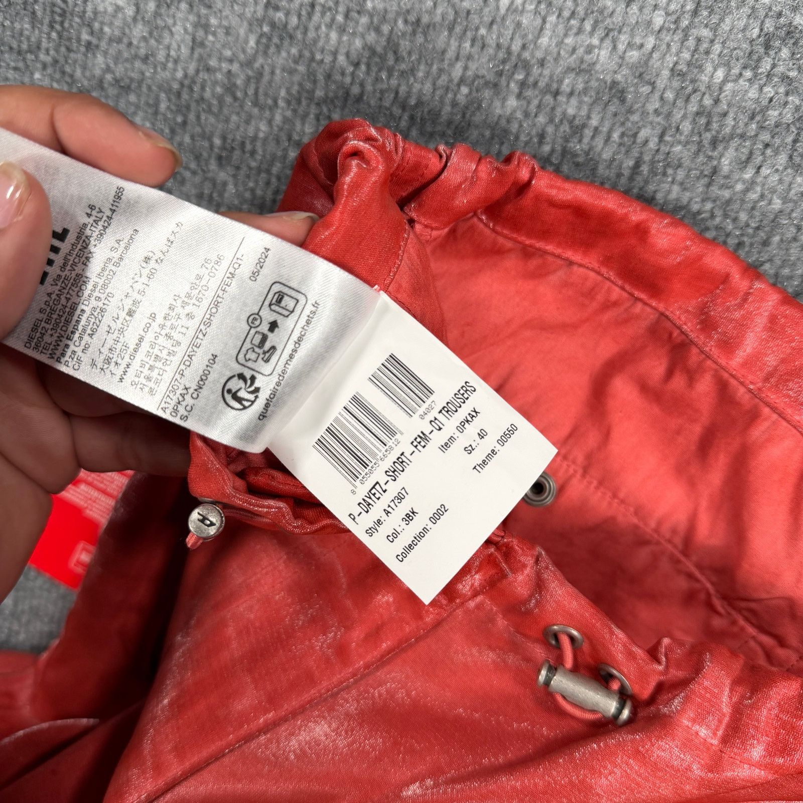 Diesel Diesel Salmon Leather 3/4th Shorts Size US 36 / EU 52 - 10 Thumbnail