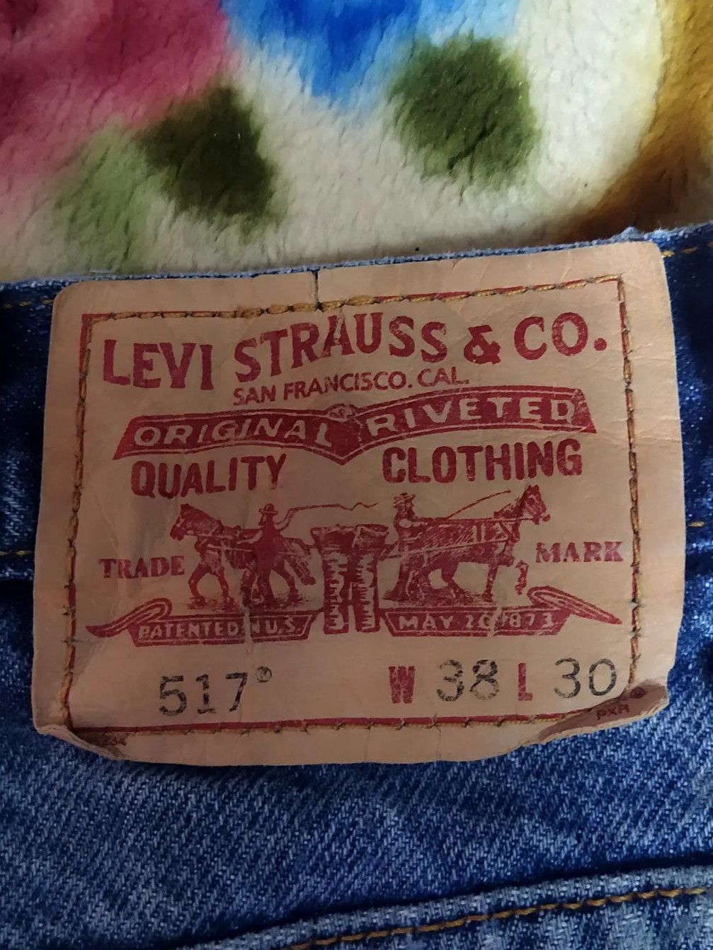 Levi's Vintage Levi’s 517 Bootcut Jeans Distressed Workwear Indigo Size US 36 / EU 52 - 10 Thumbnail