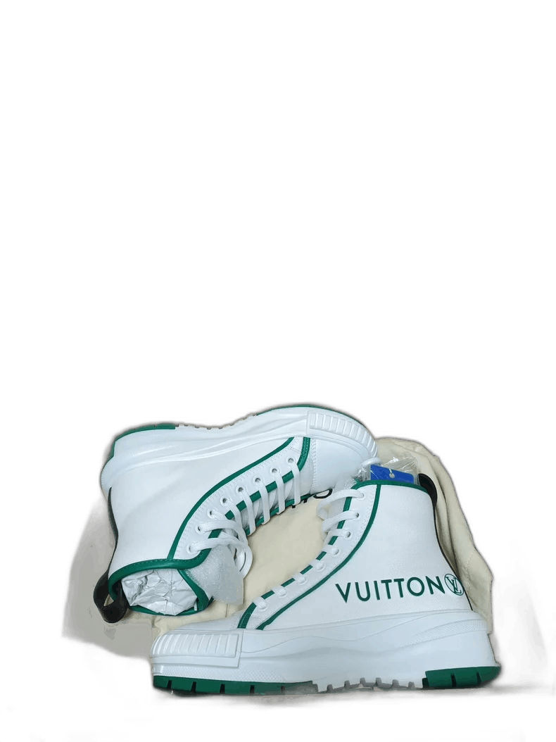 Louis Vuitton LV Women's Fashion High-Top Sneakers Size 35 Size US 5 / IT 35 - 1 Thumbnail
