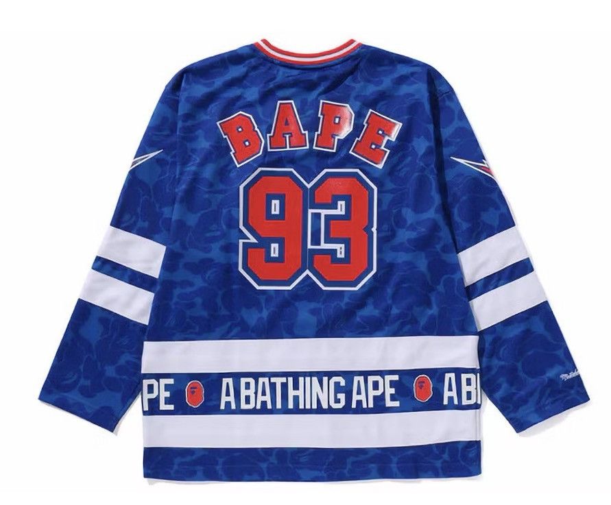 Bape × Mitchell & Ness Bape New York Rangers Jersey Size US L / EU 52-54 / 3 - 2 Thumbnail