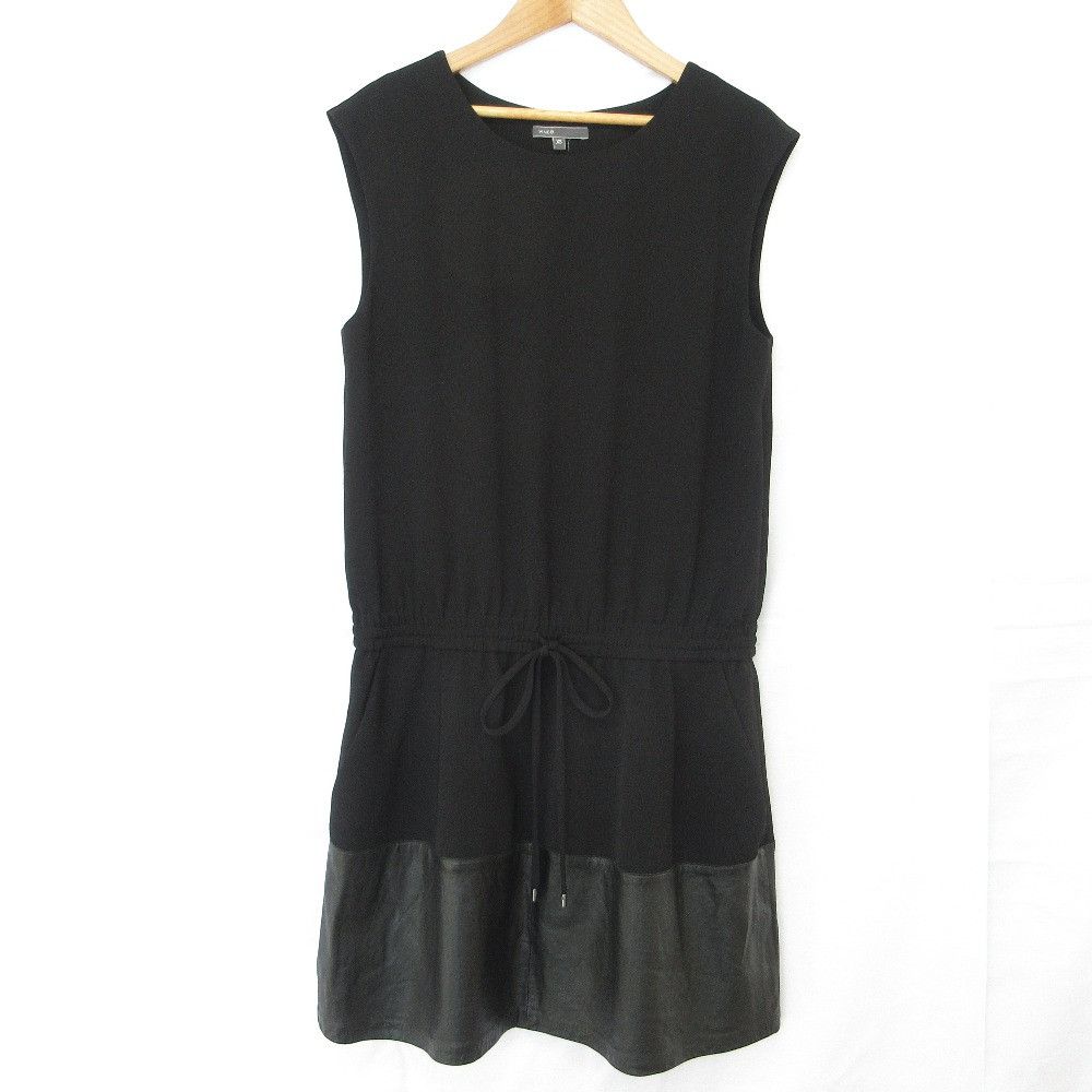Other Vince Leather Combo Dress Leather Dresses DUTY FREE for USA