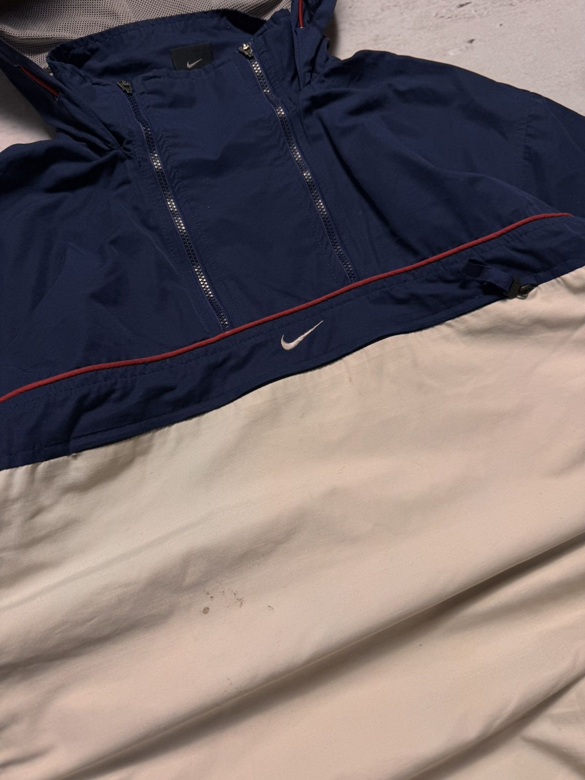Nike × Nike ACG NIKE VINTAGE CENTER LOGO OVERSIZE NYLON 1/3 ZIP LIGHT JACKET Size US S / EU 44-46 / 1 - 5 Thumbnail
