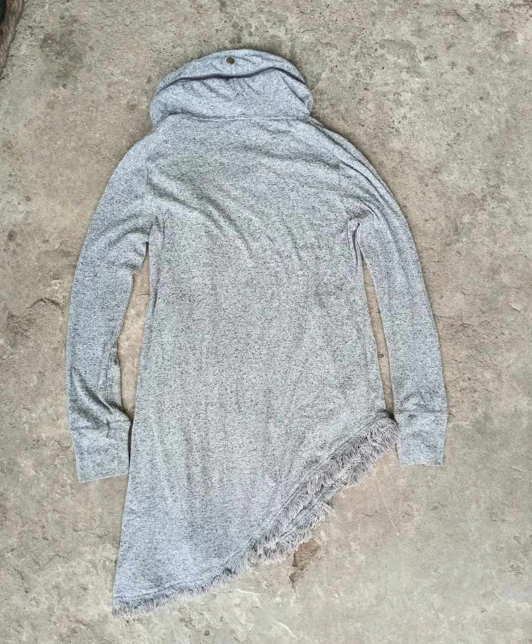 Tornado Mart asymmetric zip hoodie retro punk