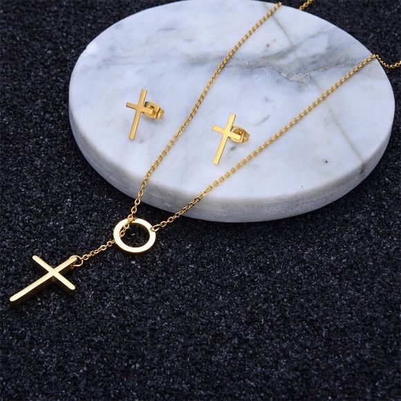 Other Stainless Steel Jewelry Set For Women Size ONE SIZE - 4 Thumbnail