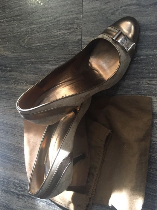 Gucci Gucci GG Monogram Canvas Heels shoes Size US 8 / IT 38 - 5 Thumbnail