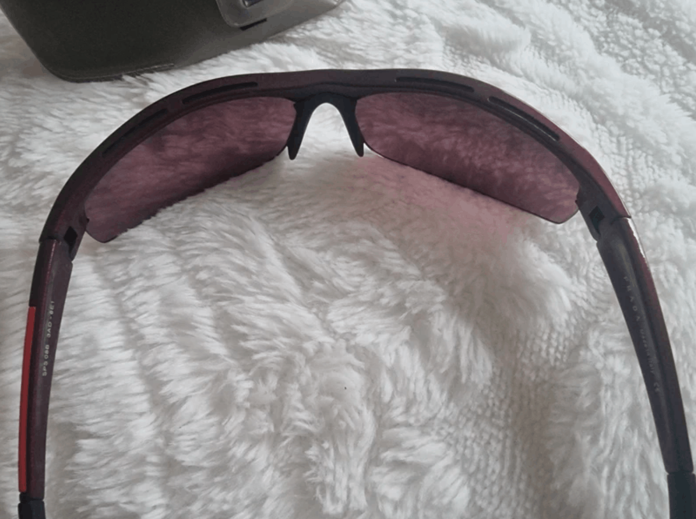 Prada Prada Sunglasses Star 2004 Star White Ski Shield Mask Fire Size ONE SIZE - 3 Thumbnail