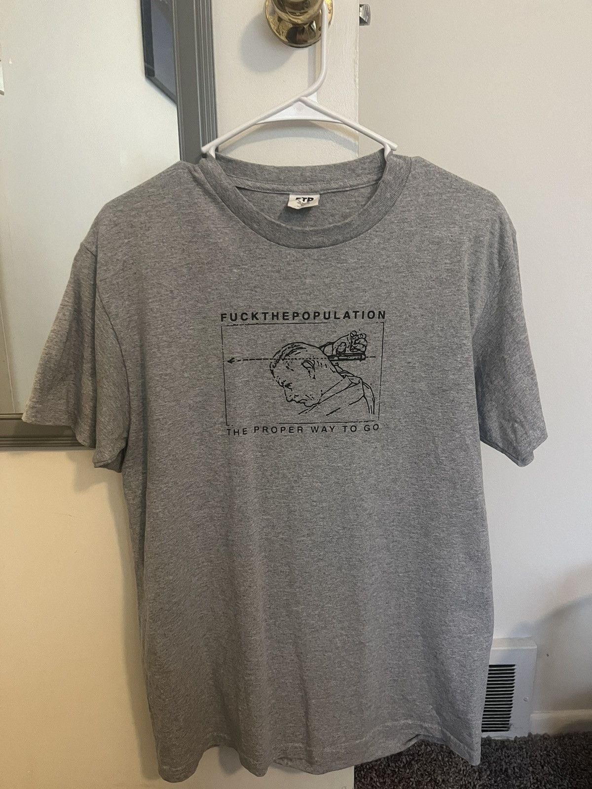 Fuck The Population FTP The Proper Way To Go Tee (grey) Size US M / EU 48-50 / 2 - 1 Thumbnail