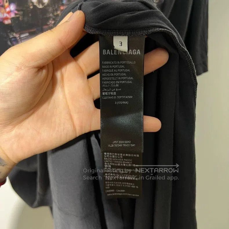 Balenciaga Balenciaga 24SS Black City Print Tee. Size US XXL / EU 58 / 5 - 5 Thumbnail
