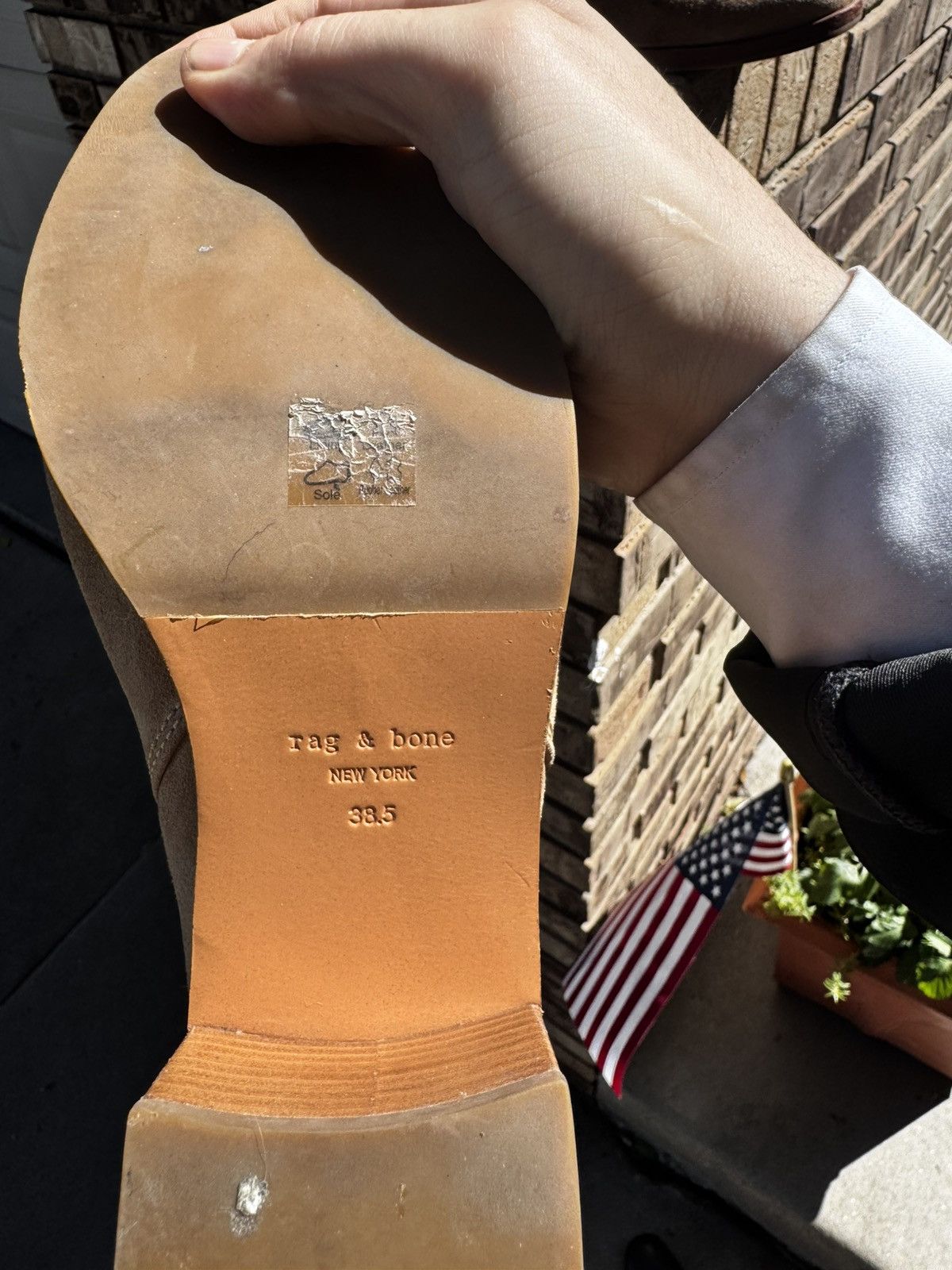 Rag & Bone Rag & Bone Suede Newbury Ankle Boots - Size 38.5 (US 8) Size US 8.5 / IT 38.5 - 2 Thumbnail