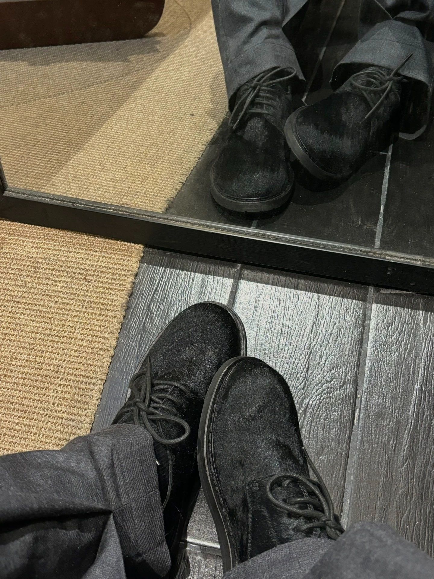 Ann Demeulemeester Ann Demeulemeester Horsehair Derby Shoes 40 Size US 7 / EU 40 - 1 Thumbnail