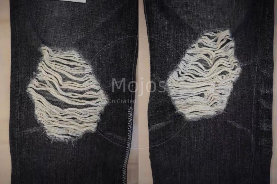 Number (N)ine Number Nine 04AW Distressed Patch Denim-2508 Size US 30 / EU 46 - 5 Thumbnail