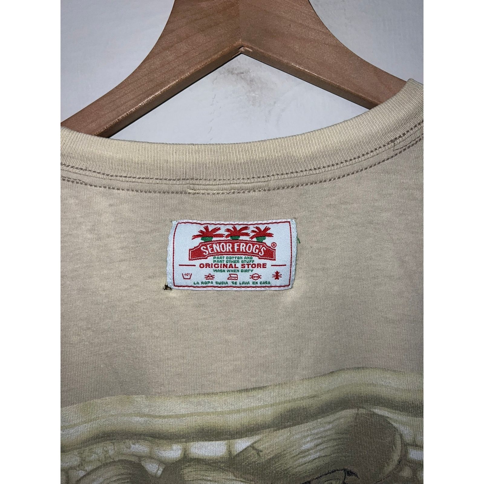 Vintage Vintage Senor Frogs Shirt Frogmiliano Zapata & Crew Stained Size US XL / EU 56 / 4 - 11 Thumbnail