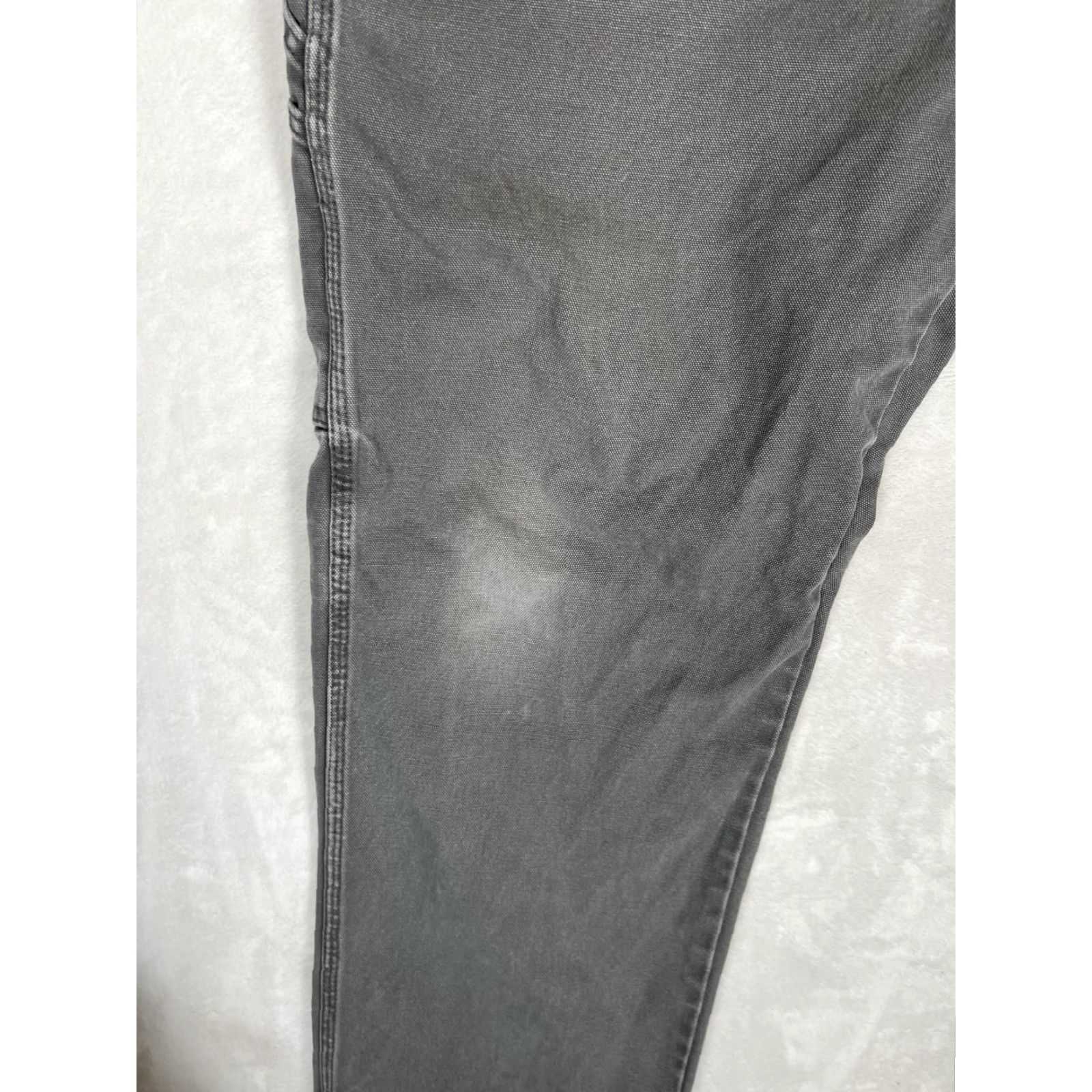 Dickies VINTAGE Dickies Carpenter Denim Jeans Mens 36x30 Gray Denim Workwear Straight 36 Inseam Cotton Zip Fly Pockets Hammer Loop Mens Size US 36 / EU 52 - 5 Thumbnail