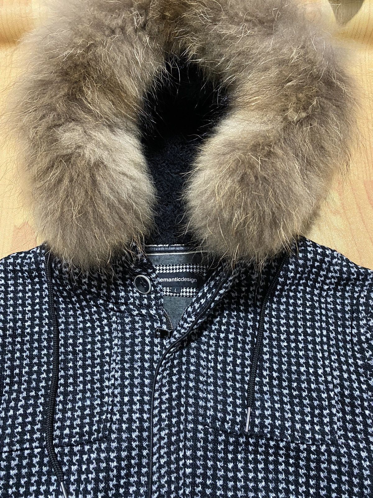 14th Addiction × Japanese Brand × KMRii Semantic design wool fur jacket 14thaddiction styled Size US L / EU 52-54 / 3 - 3 Thumbnail