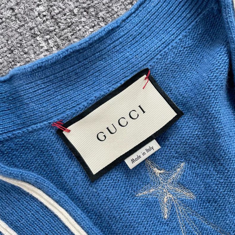 Gucci Gucci New era Gucci Yankees co-branded blue cardigan jacket Size US XS / EU 42 / 0 - 6 Thumbnail