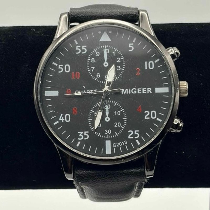 Other Black Miger Men’s Watch Size ONE SIZE - 1 Thumbnail
