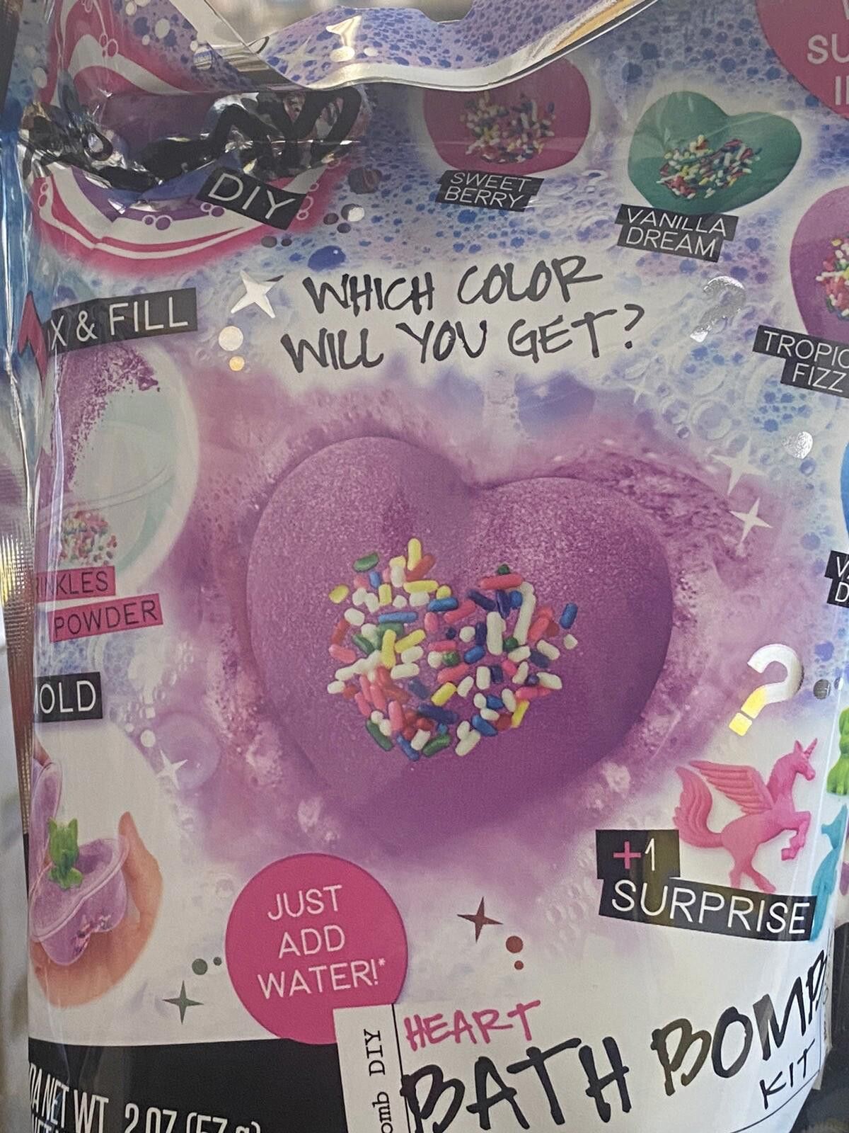 Other So Bomb DIY Kit Heart Bath Bomb Kit With Surprise Ages 6+New Size ONE SIZE - 1 Thumbnail