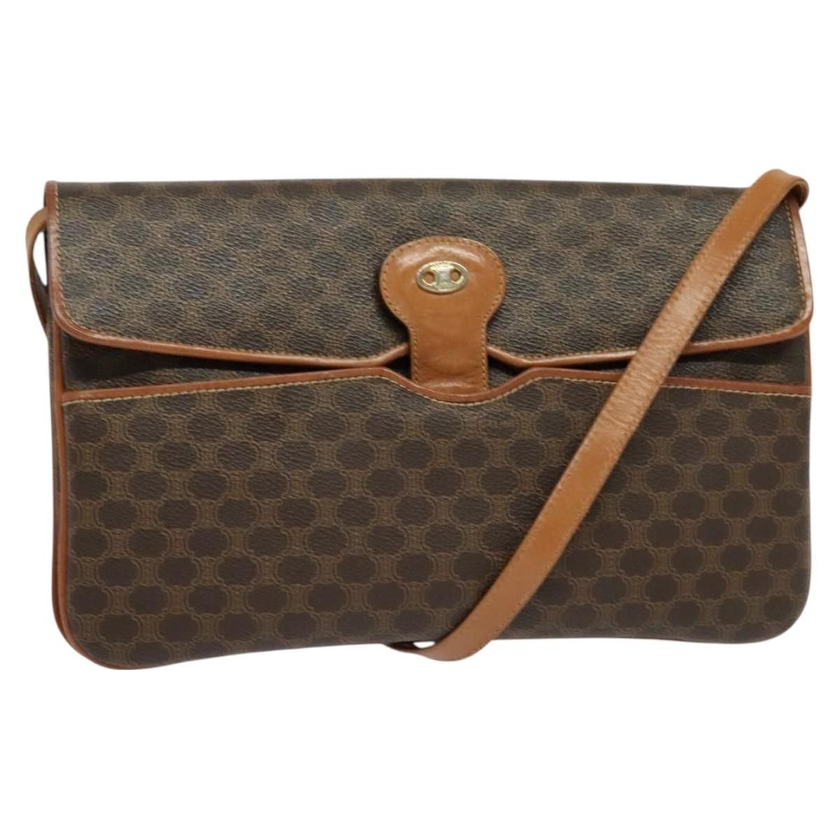Celine Celine Macadam Shoulder Bag PVC Leather Size ONE SIZE - 1 Thumbnail
