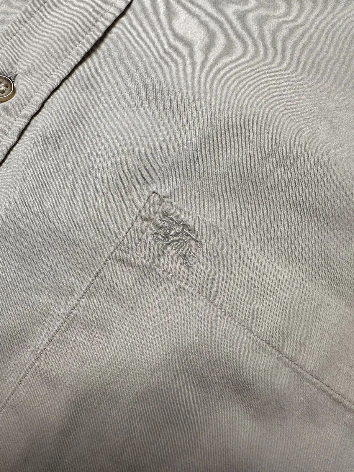 Burberry Vintage Burberry's shirt long sleeve rare logo XL plaid Size US L / EU 52-54 / 3 - 7 Thumbnail