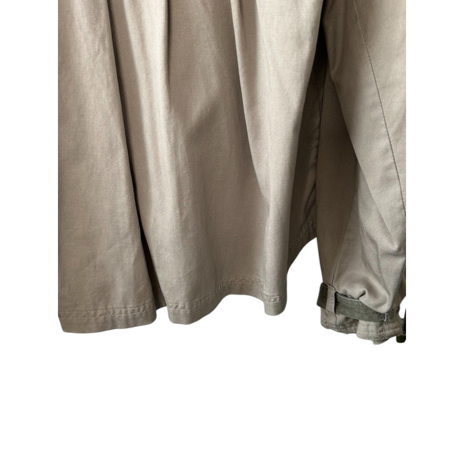 Free People Free People Khaki Double Breasted Cotton Blend Jacket 12 Size XL / US 12-14 / IT 48-50 - 7 Thumbnail