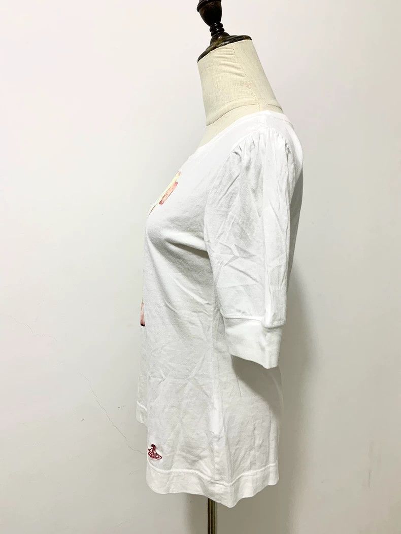 Vivienne Westwood Vivienne Westwood size00 White lamb print short sleeve T-sh Size M / US 6-8 / IT 42-44 - 2 Thumbnail
