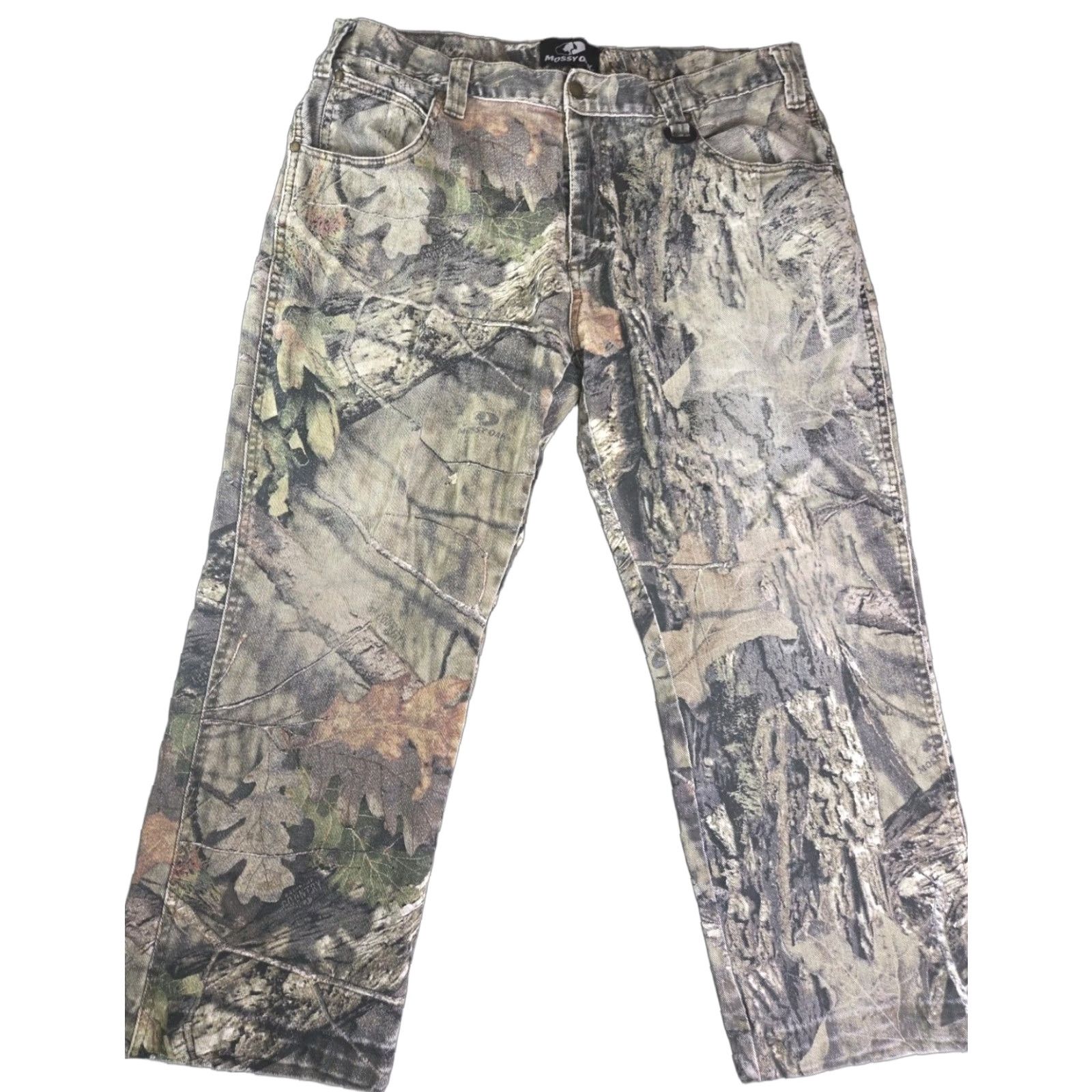 Vintage Mossy Oak Jeans Men 36 Denim Camouflage Movement USA Cargo Pocket Straight 27 Inseam Regular Size 36x27 Size US 36 / EU 52 - 1 Thumbnail
