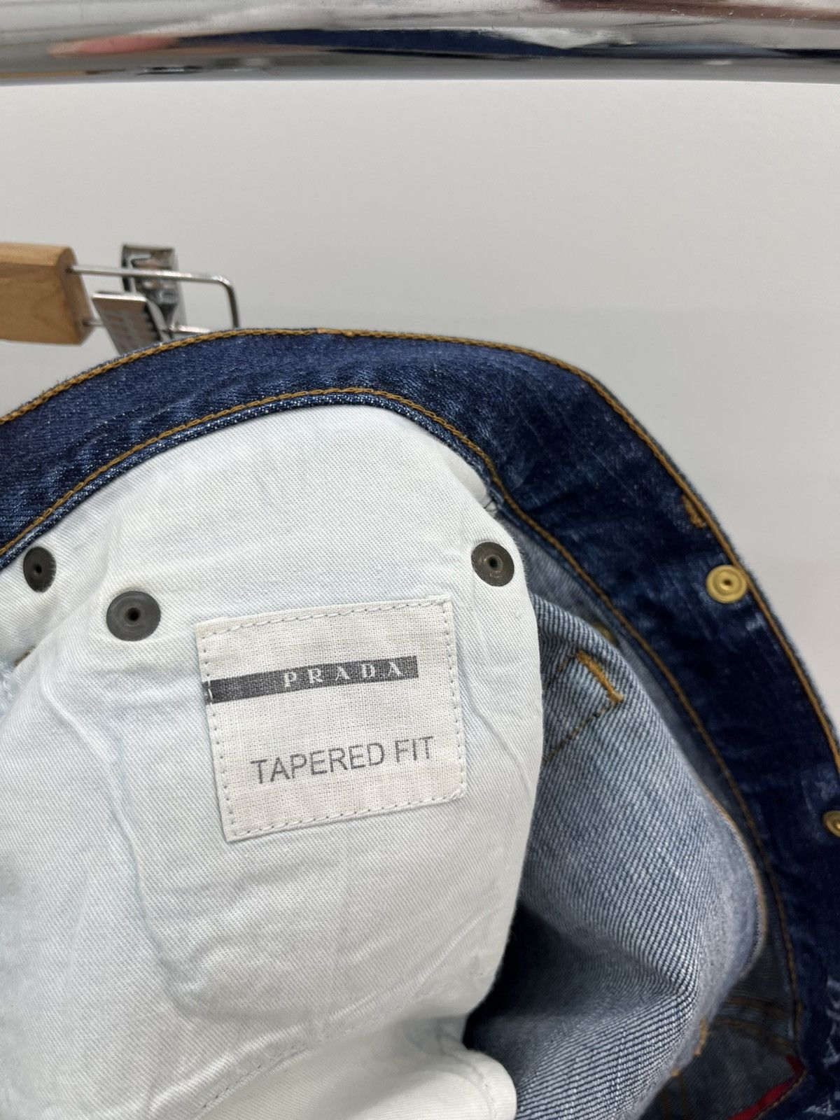Prada Vintage Prada Tapered Fit Denim Jeans Size US 32 / EU 48 - 9 Thumbnail
