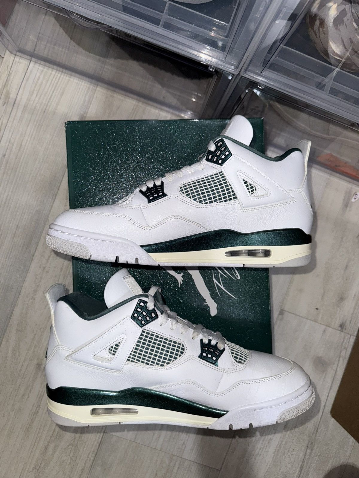 Jordan Brand Air Jordan 4 Retro Oxidized Green Size US 12 / EU 45 - 3 Thumbnail