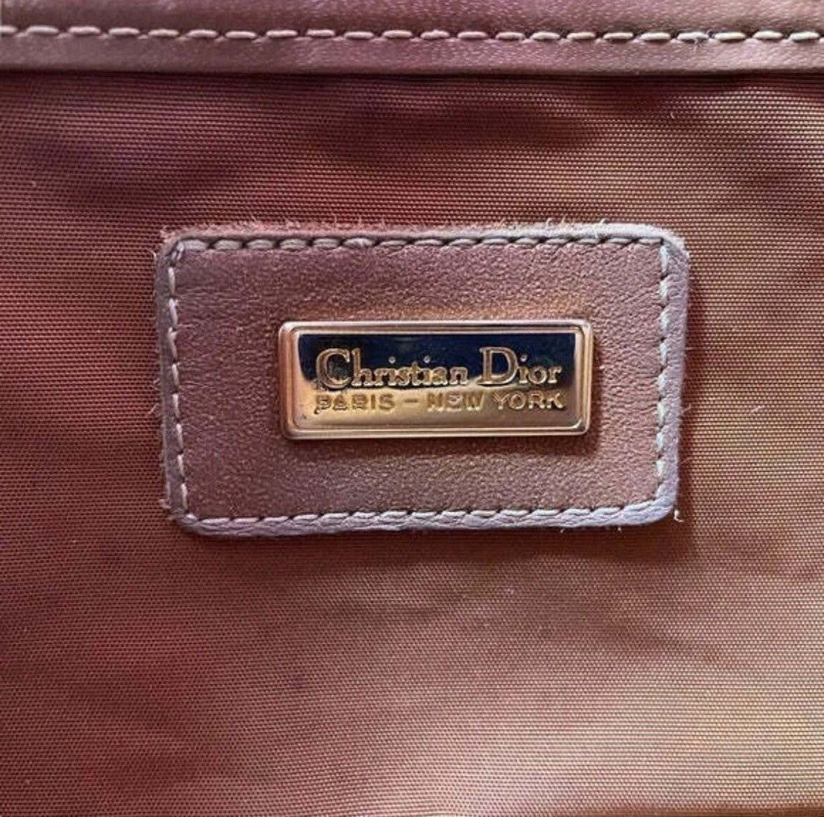 Dior × Vintage Christian Dior Honeycomb Leather Shoulder Crossbody Purse Size ONE SIZE - 9 Thumbnail
