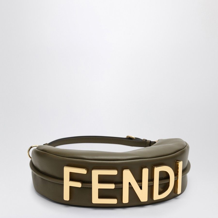 Fendi o1d2blof0824 Size: OS / Fendigraphy Small Bag in Dark Green Size ONE SIZE - 3 Thumbnail