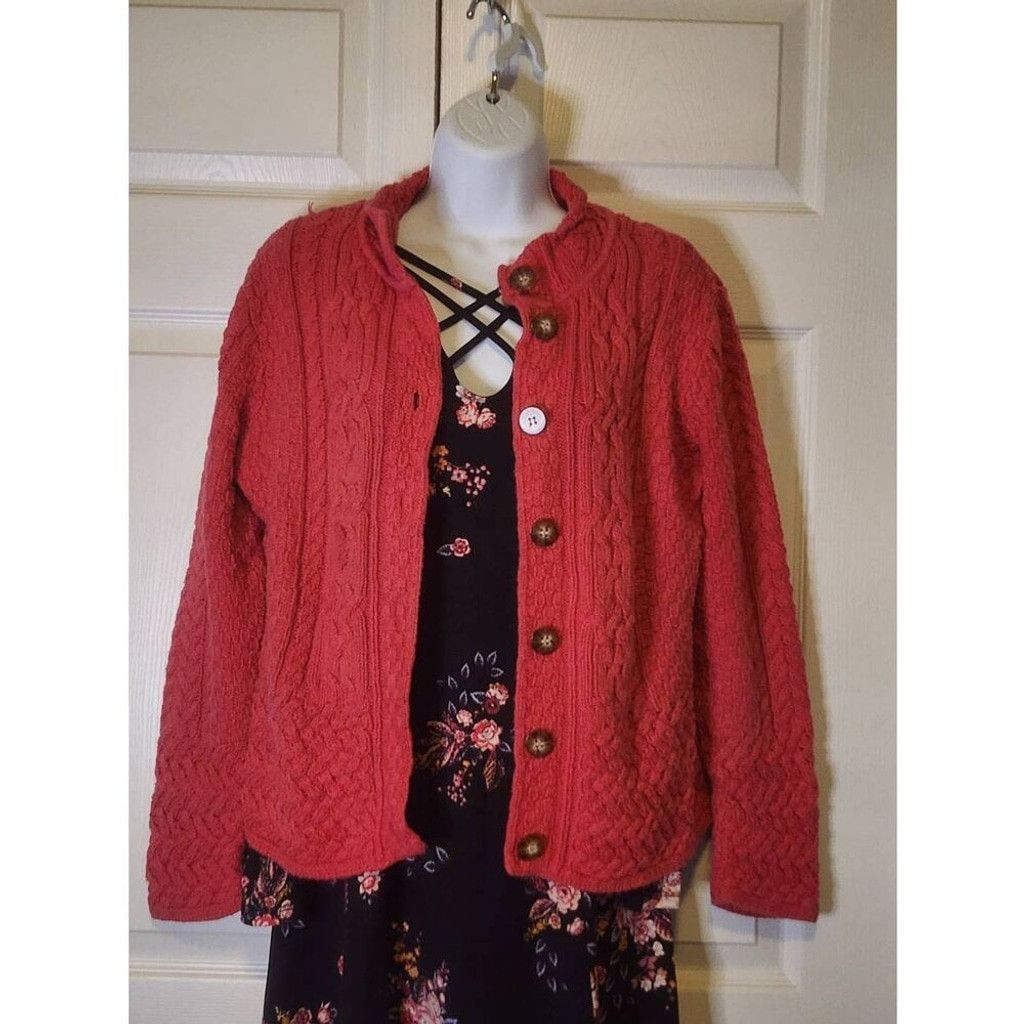 Talbots Talbots Pink Cardigan Size L / US 10 / IT 46 - 1 Thumbnail