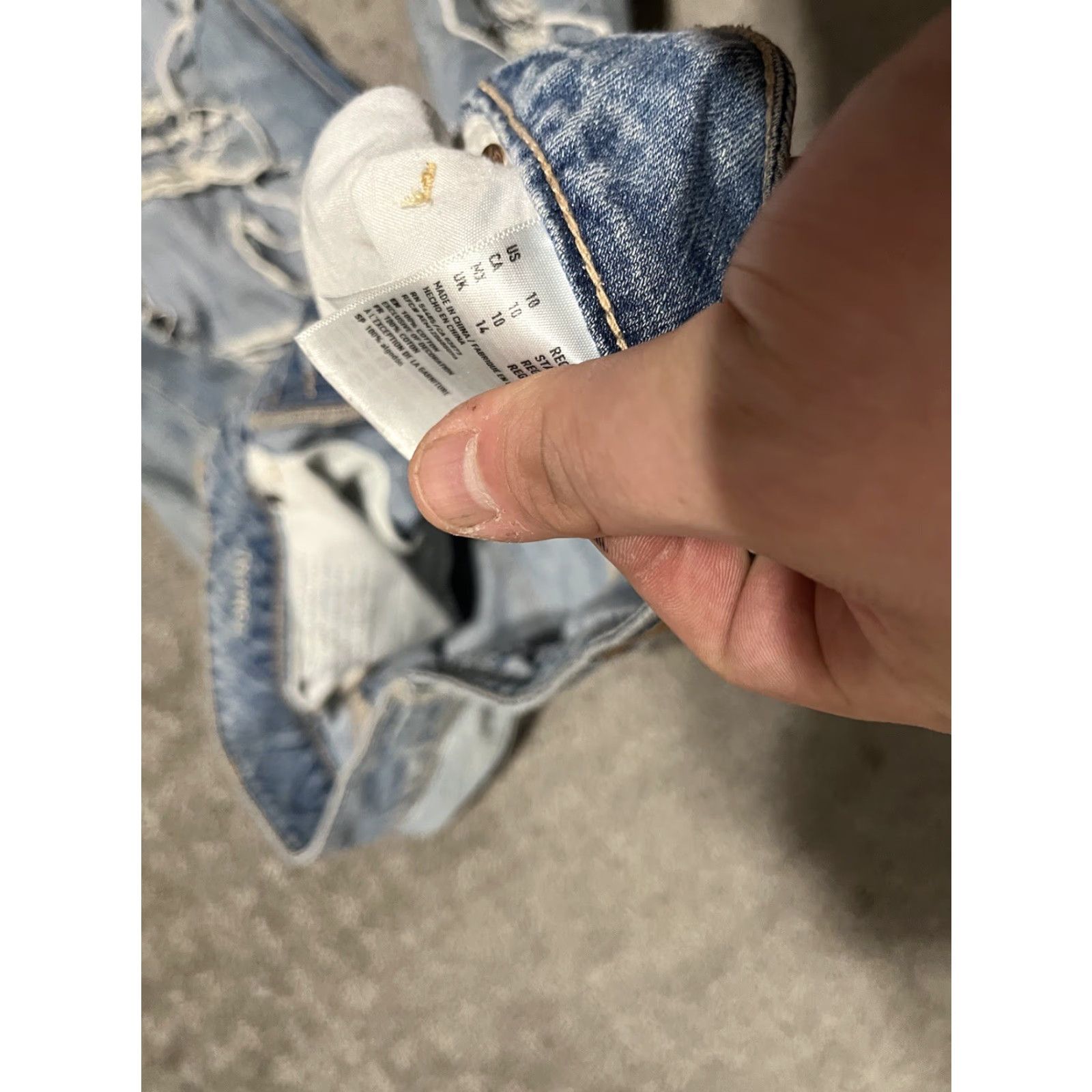American Eagle Outfitters American Eagle Jeans Womens 10 Blue Tomgirl High Rise Button Fly Ripped Destroye Size 32" / US 10 / IT 46 - 6 Thumbnail