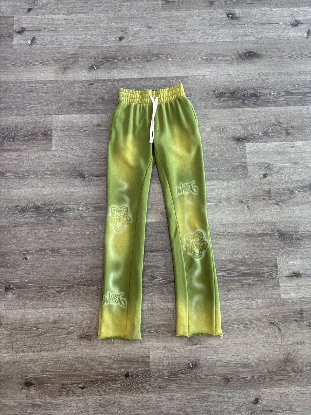 Lost Intricacy “Green” Flare Sweatpants